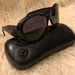 Authentic Chanel Sunglasses Camellia Flowers